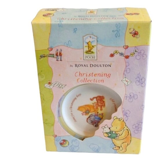 Vintage Christening Collection Classic Pooh Royal Doulton New Unused Ope… - Picture 13 of 15